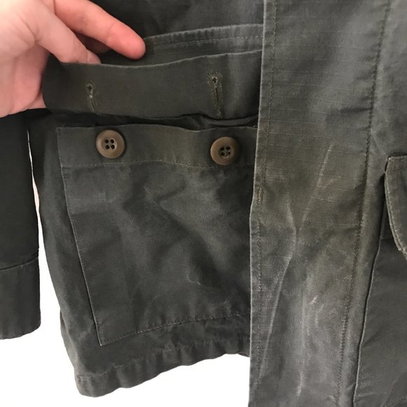 80s Nato Cotton Ripstop Field Shirt. Made in USA - Picture 5 of 10